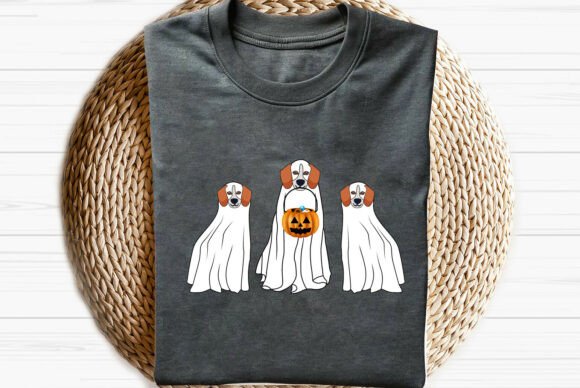 Boo Ghost Beagle: Graphics for T-Shirt Designs
