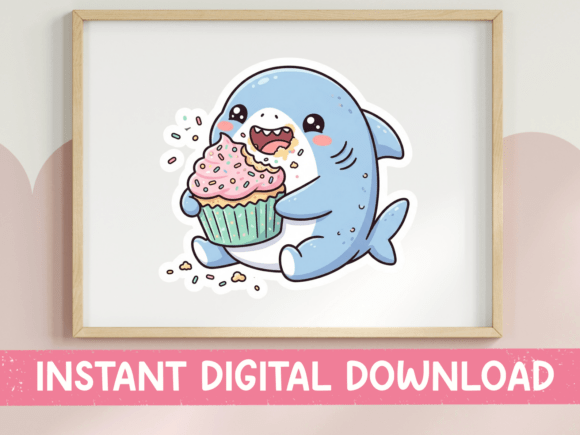 Cupcake Shark SVG: T-Shirt Graphics Review for Crafters