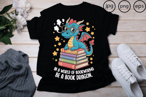 In a World of Bookworms, Be a Book Graphics for T-Shirt Designs