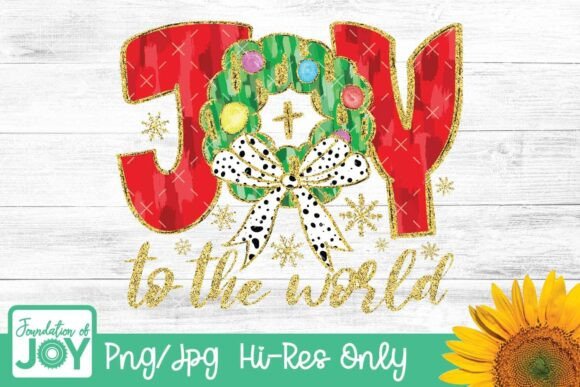 Joy to the World PNG, Christmas Glitter Graphics & T-Shirt Design Review