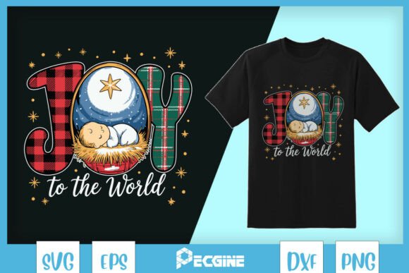 Joy to World True Story Christmas SVG Graphics T-Shirt Designs