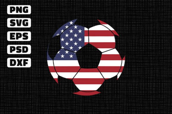 Patriotic USA Flag Soccer Ball SVG – A Designer's Review
