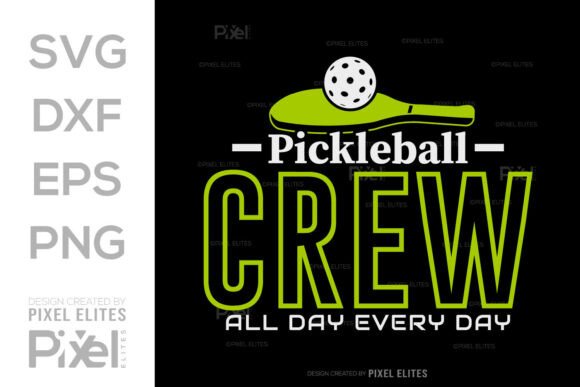 Pickleball Crew SVG Graphics & T-Shirt Designs Review