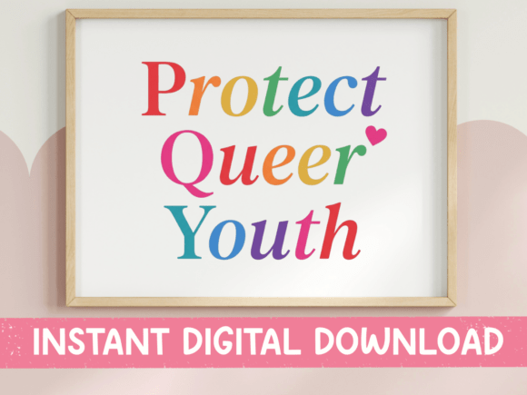Protect Queer Youth Rainbow Graphics Review