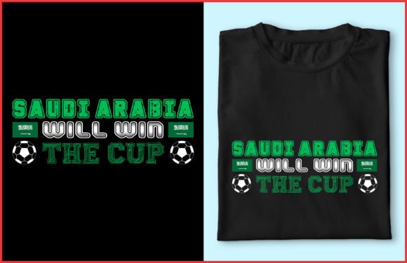 Saudi Arabia Football World Cup T-Shirt Designs & Graphics