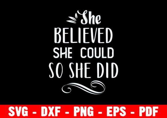 She Believed She Could Graphics for Editorial Design