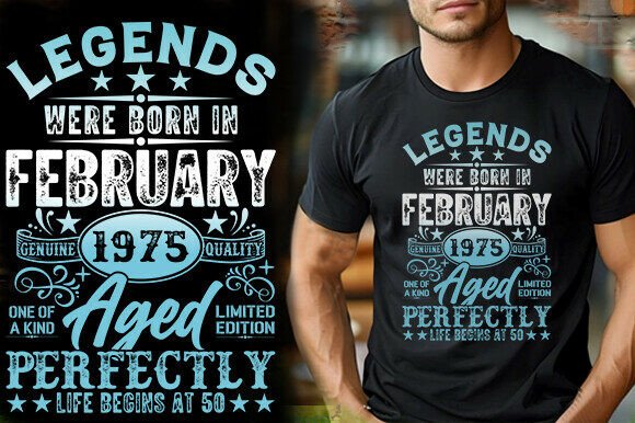 VINTAGE COLORING LEGENDS WERE BORN in FE: T-Shirt Graphics Review