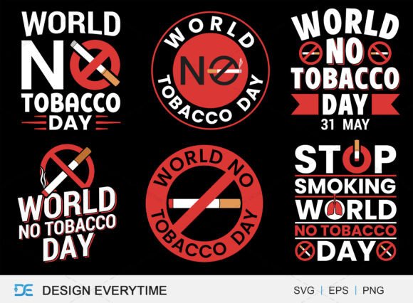 World No Tobacco Day: No Smoking Graphics & T-Shirt Designs