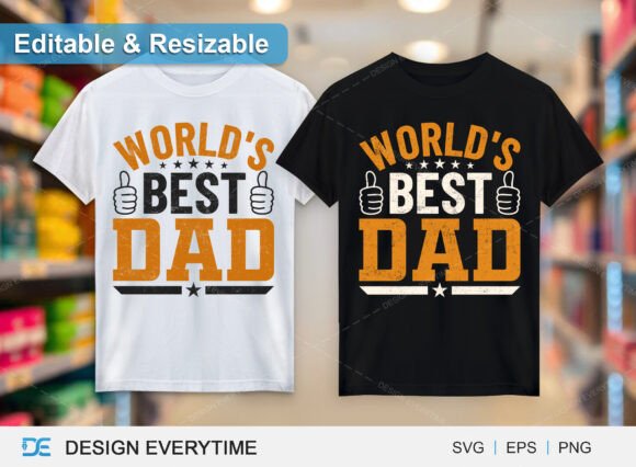 World's Best Dad T-Shirt Design: A Brand Designer Review